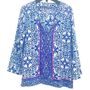 Lilly Pulitzer EUC Amelia Island Pooling Around Tunic Sz S